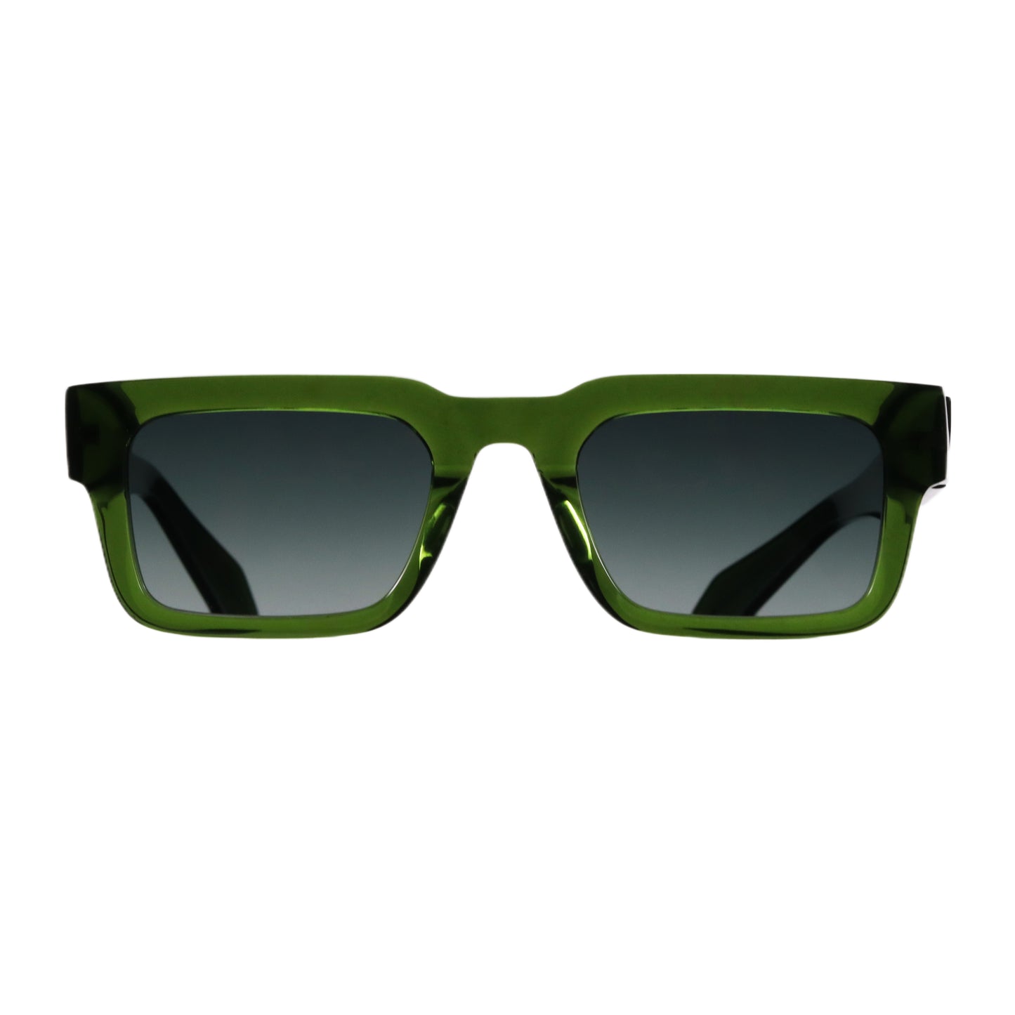 VO Rectangle Olive Green Full Rim UV Protected Sunglasses