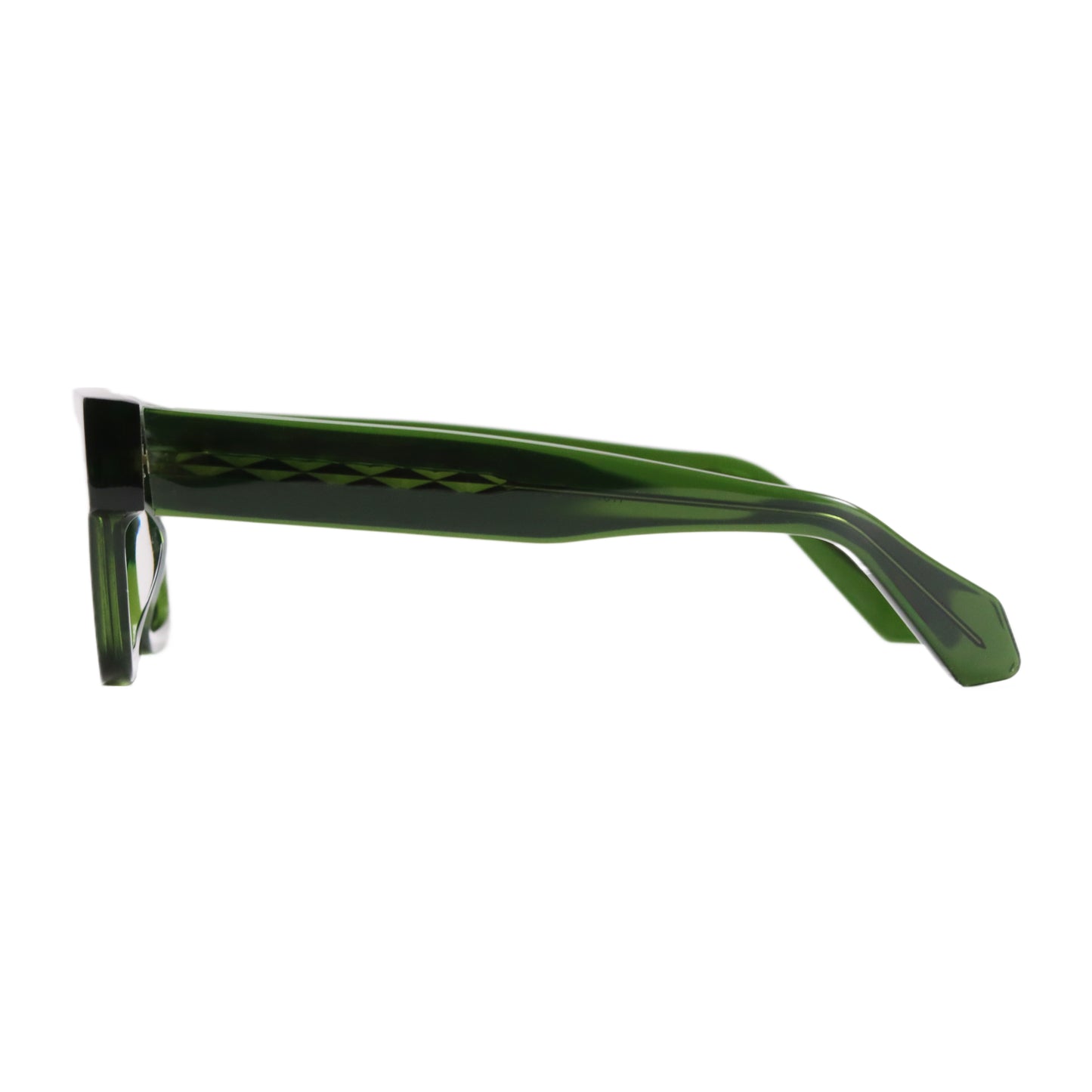 VO Rectangle Olive Green Full Rim UV Protected Sunglasses