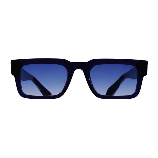 VO Rectangle Dark Blue Full Rim Unisex Sunglasses