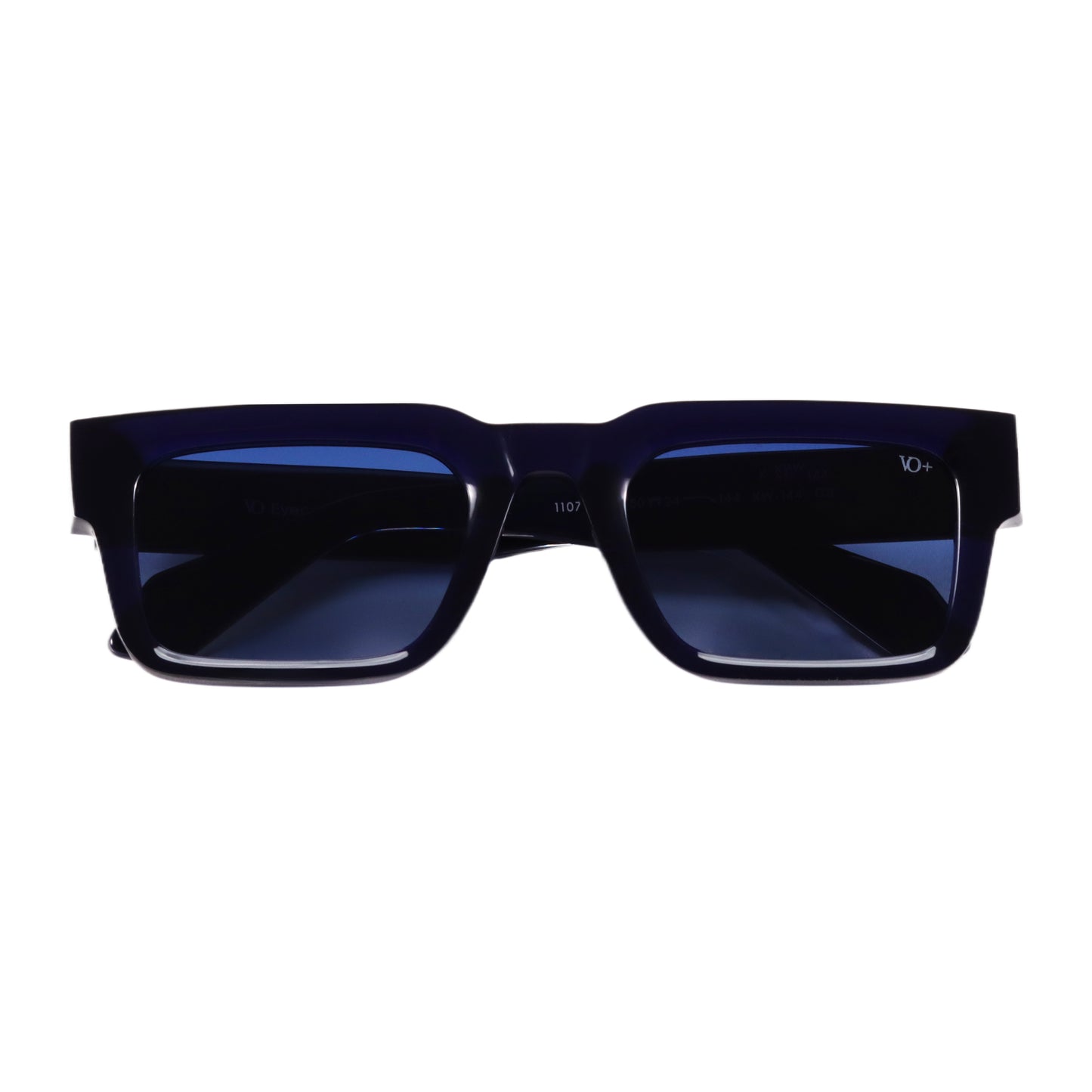 VO Rectangle Dark Blue Full Rim Unisex Sunglasses