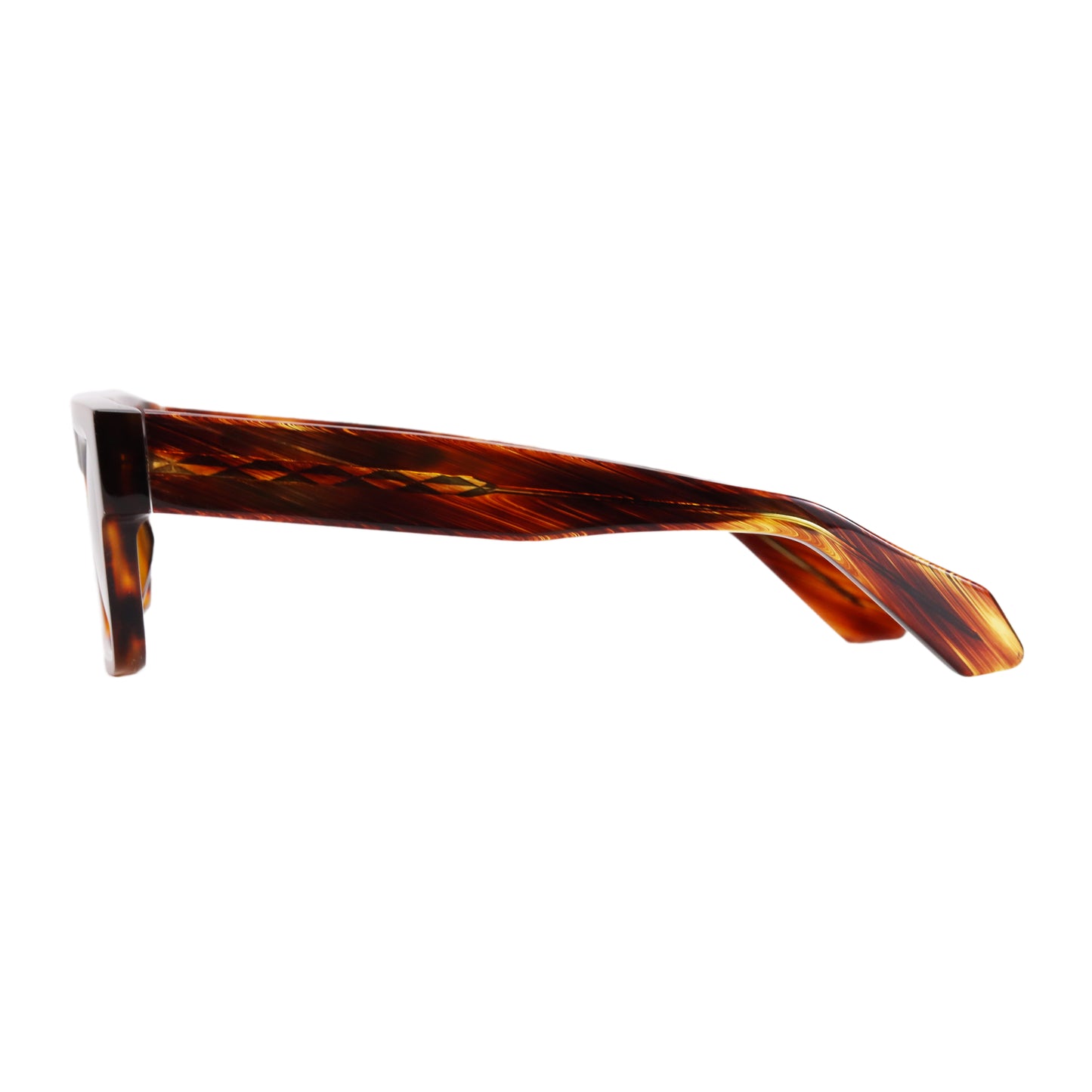 VO Rectangle Tortoise Full Rim Polarized Sunglasses