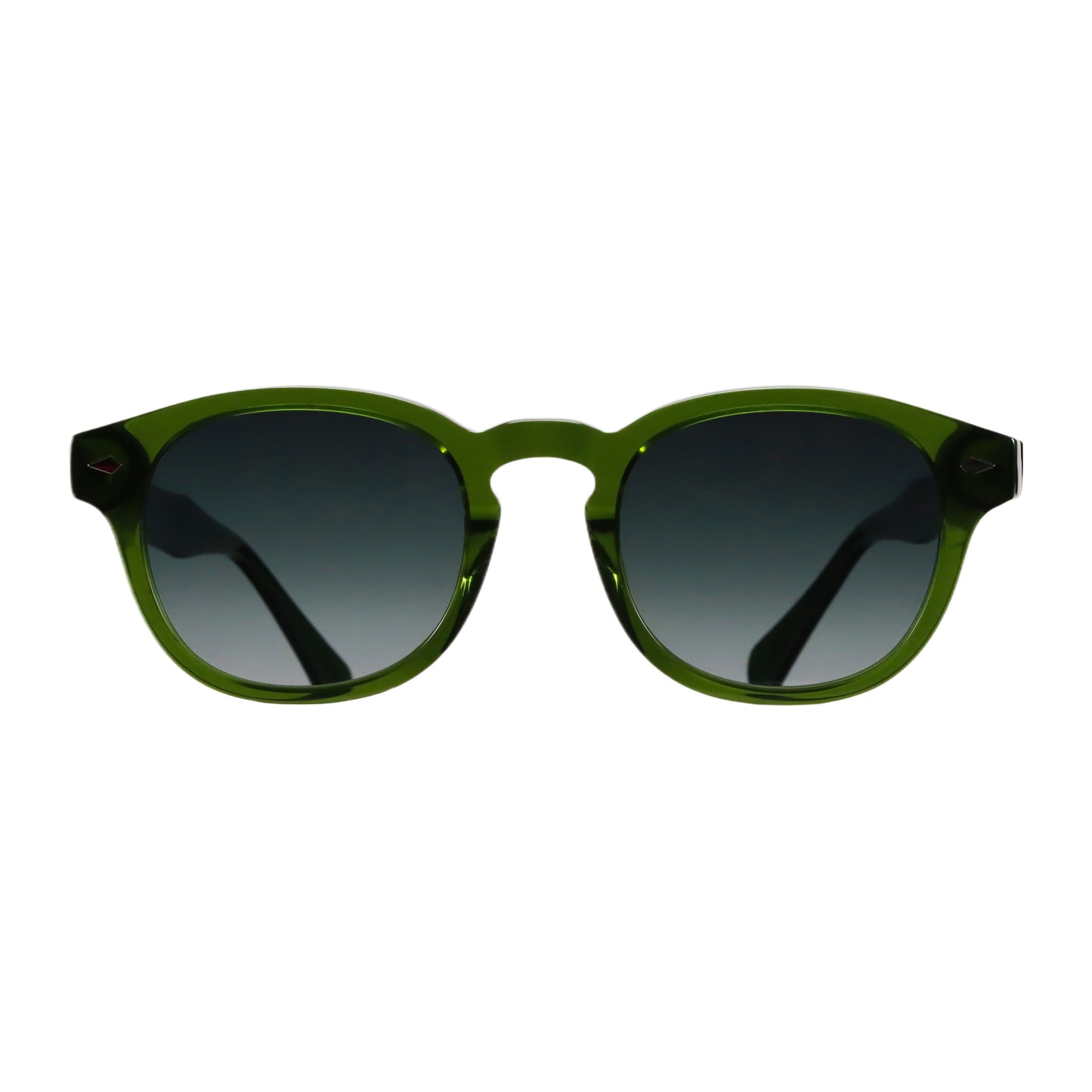 VO Round Green Gradient Unisex Sunglasses