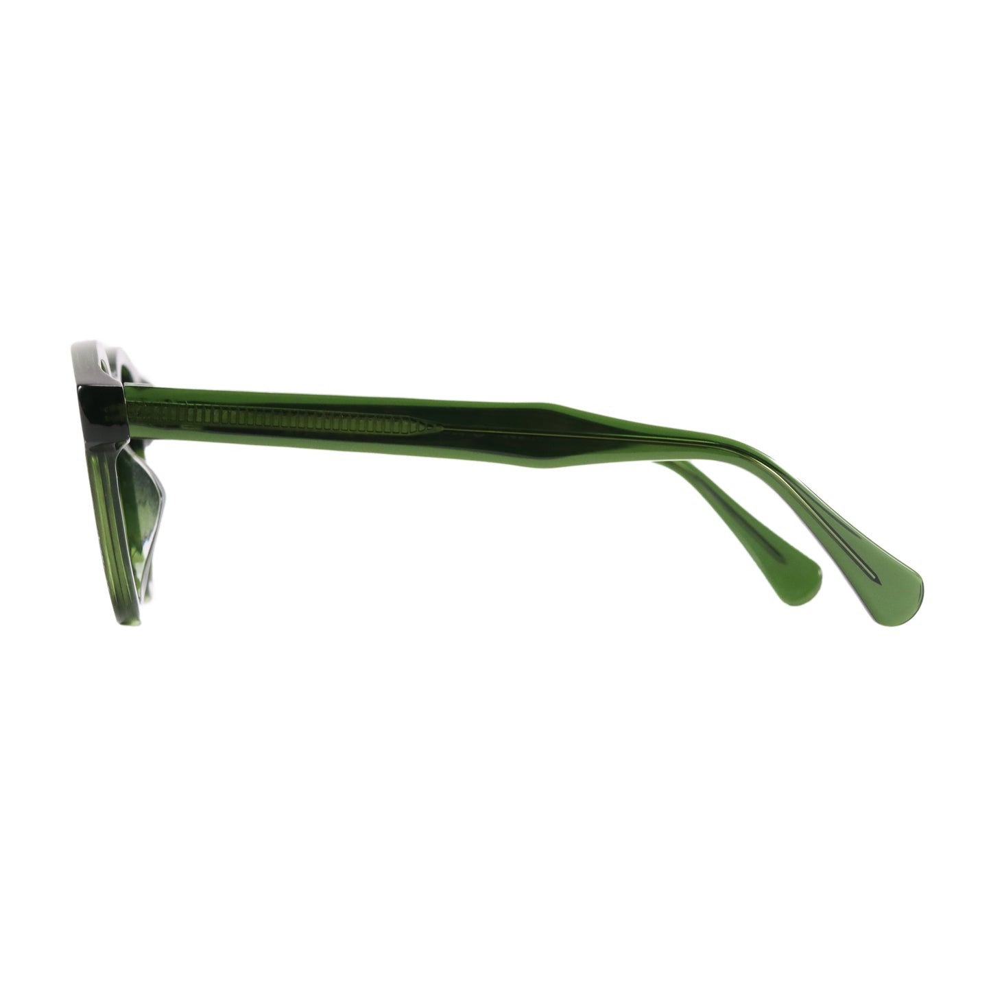 VO Round Green Gradient Unisex Sunglasses