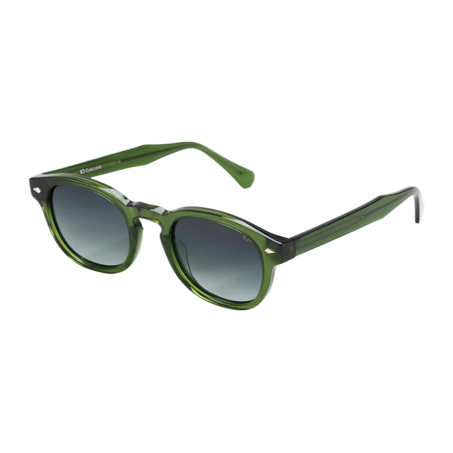 VO Round Green Gradient Unisex Sunglasses