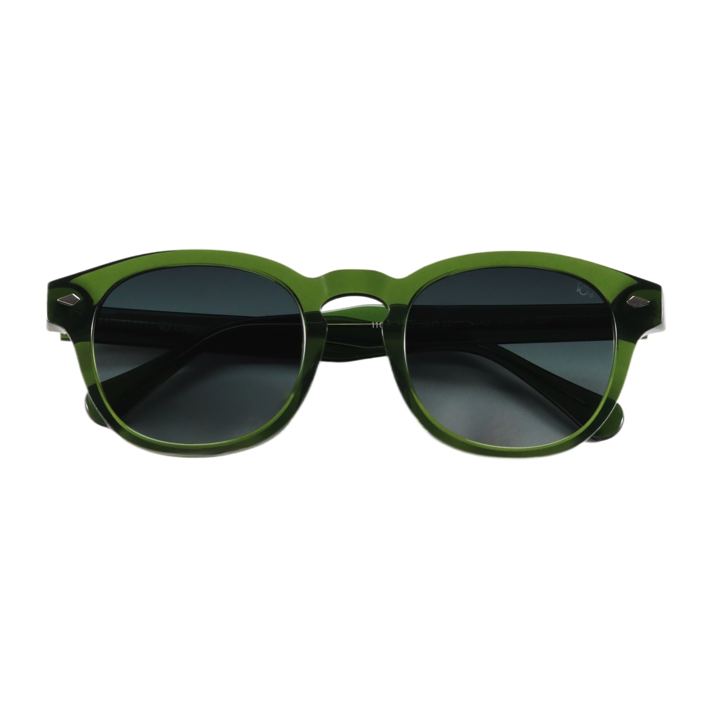 VO Round Green Gradient Unisex Sunglasses