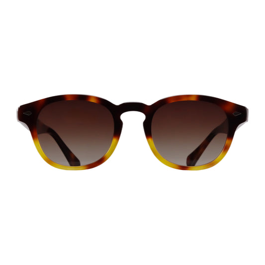 VO Round Brown Unisex UV Protected Sunglasses