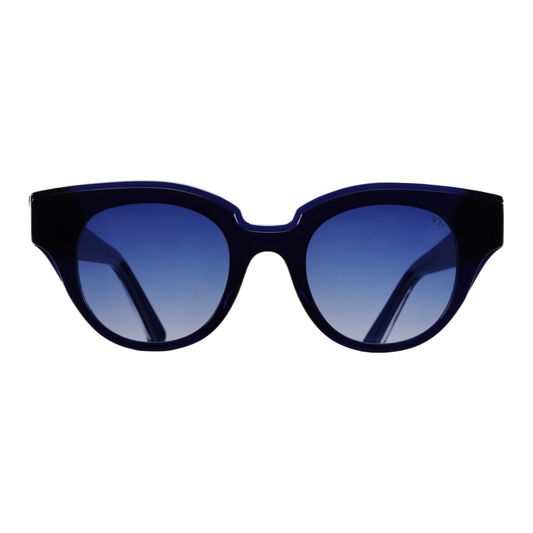 VO Butterfly Blue Acetate Sunglasses