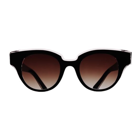 VO Butterfly Black Gradient Acetate Sunglasses