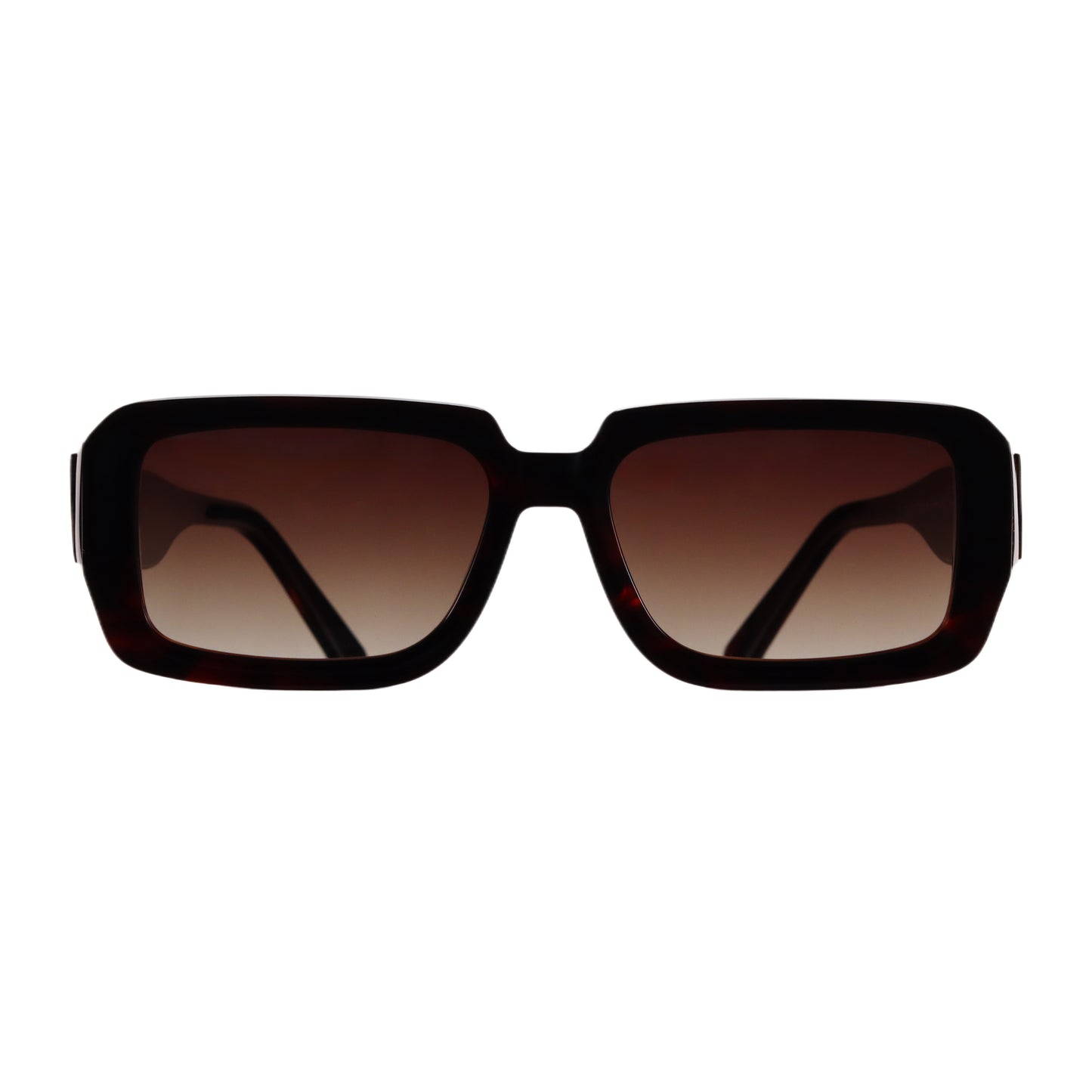 VO Rectangle Brown Full Rim Unisex Sunglasses