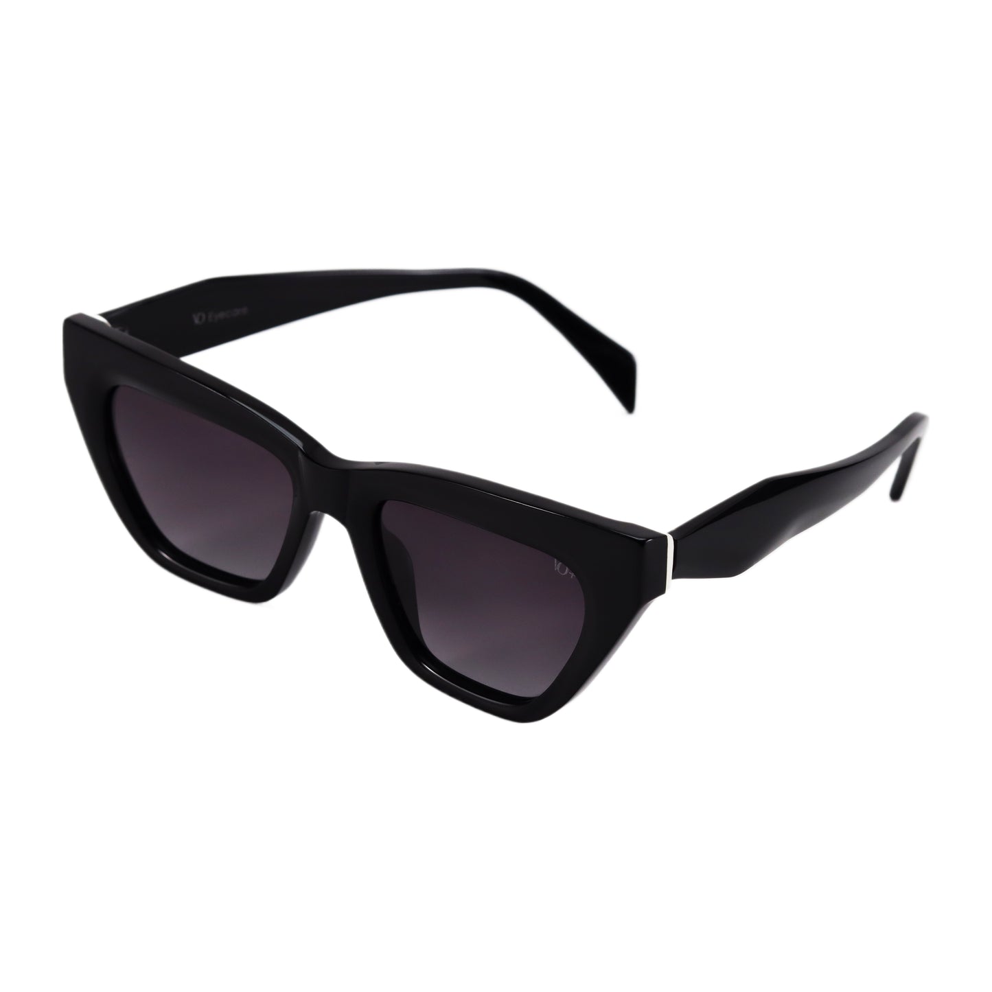 VO Cateye Black Gradient Full Rim Sunglasses