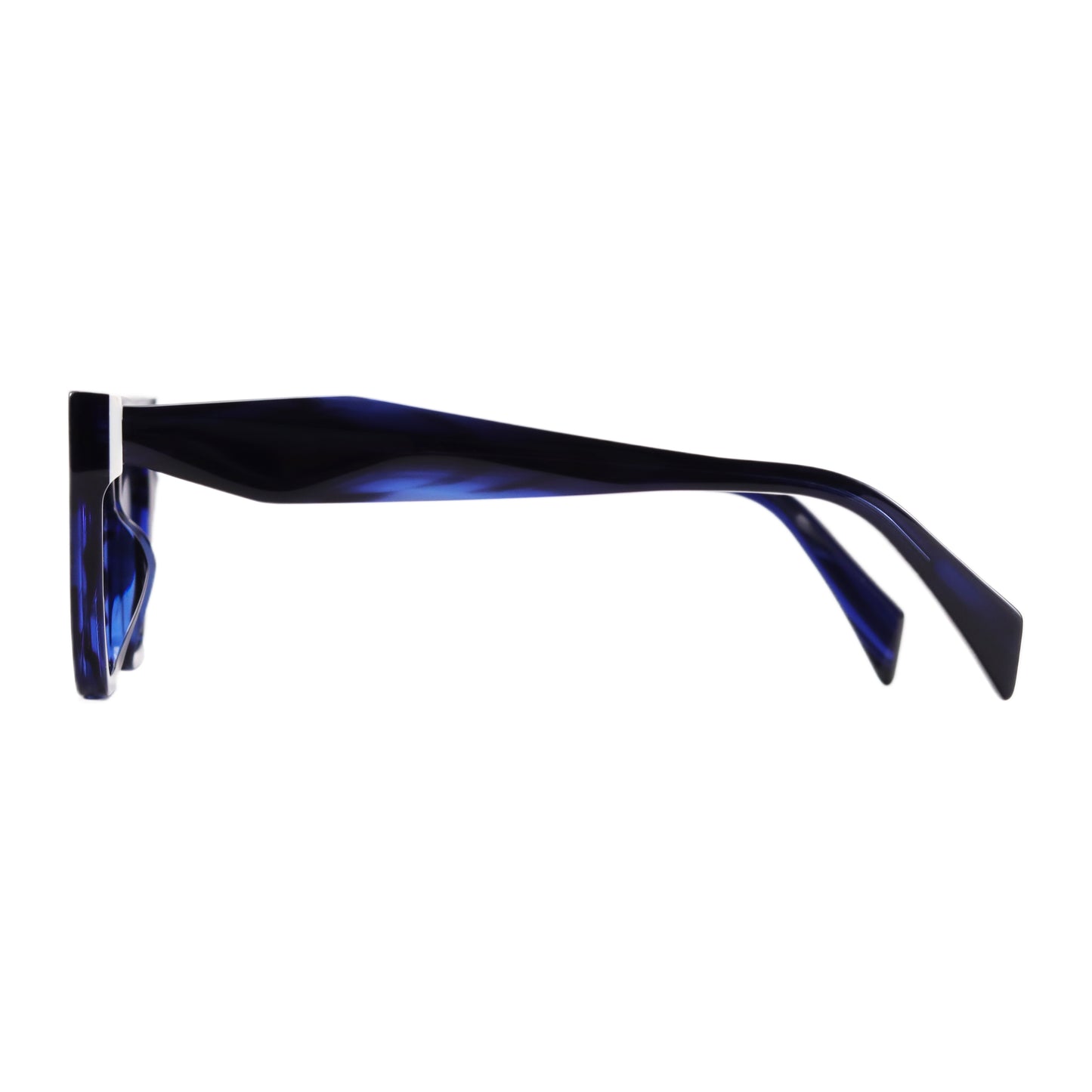 VO Cateye Blue Acetate Polarized Sunglasses