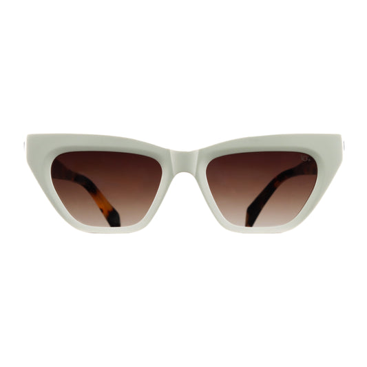 VO Cateye White UV Protected Sunglasses