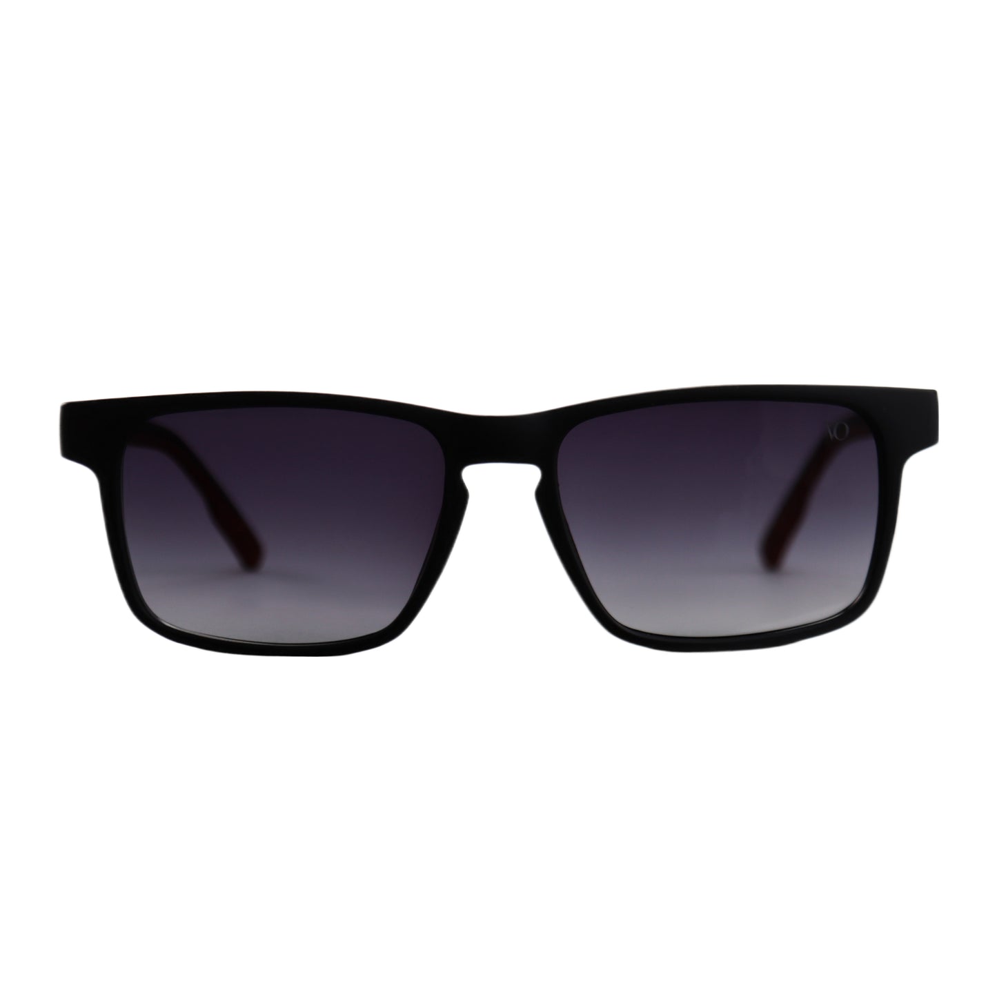 VO Rectangle Black Dual Tone UV Protected Sunglasses