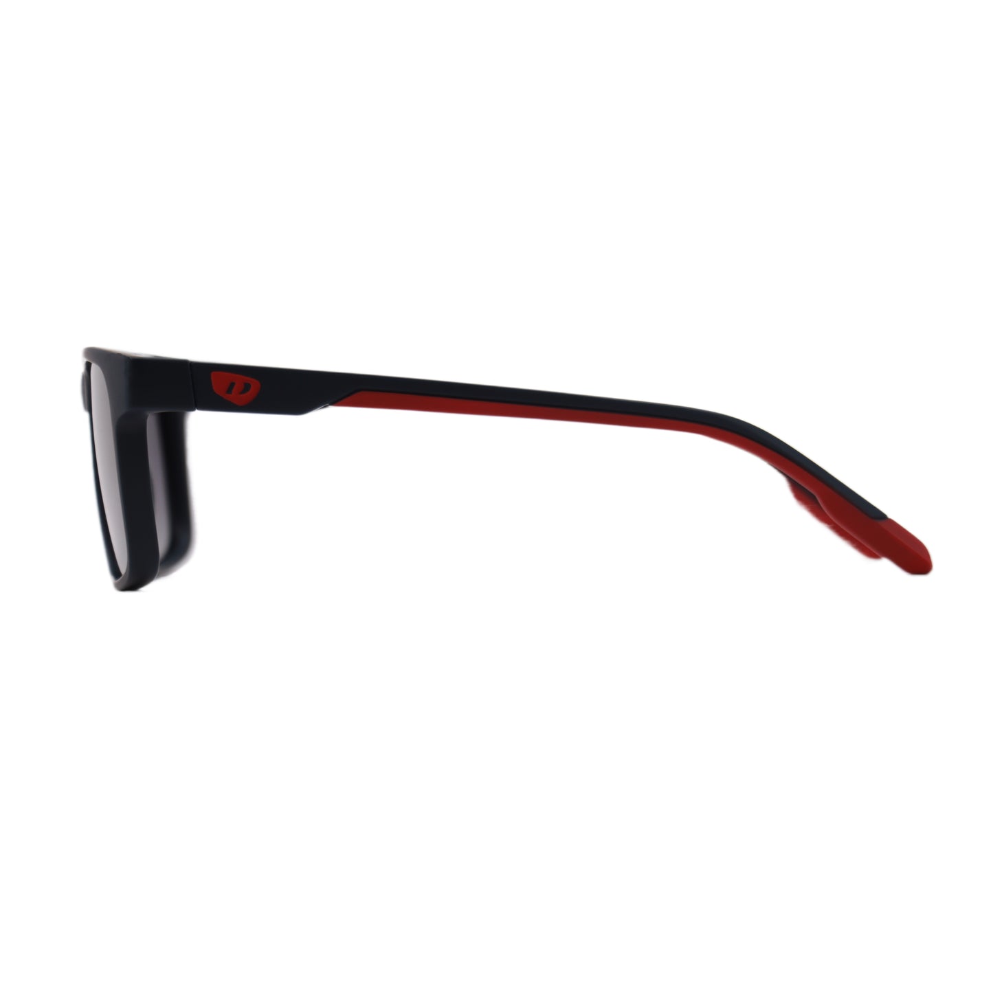 VO Rectangle Black - Red Gradient Polarized Sunglasses