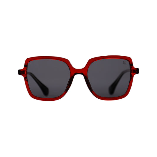 VO Square Vintage Red UV Protected Sunglasses