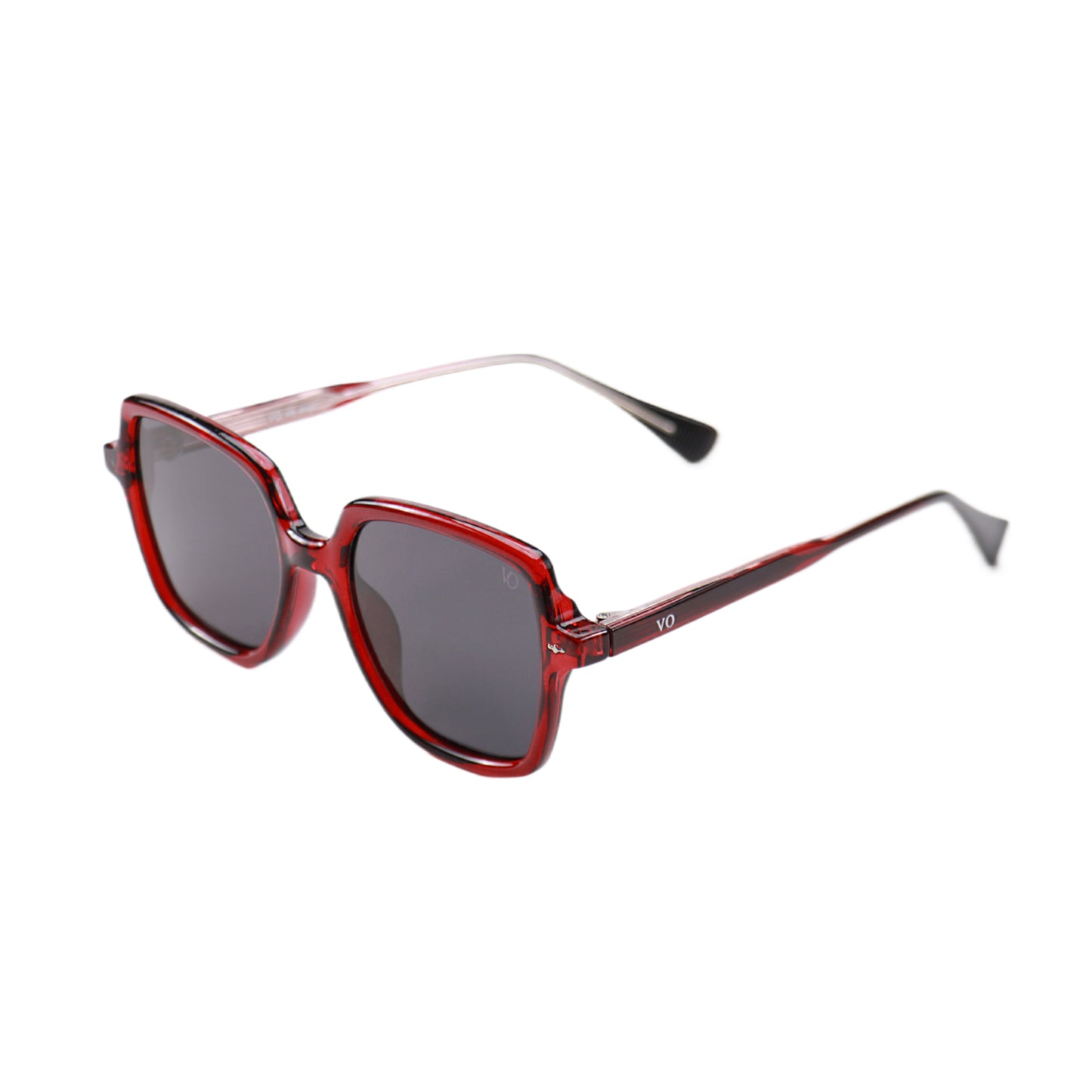 VO Square Vintage Red UV Protected Sunglasses