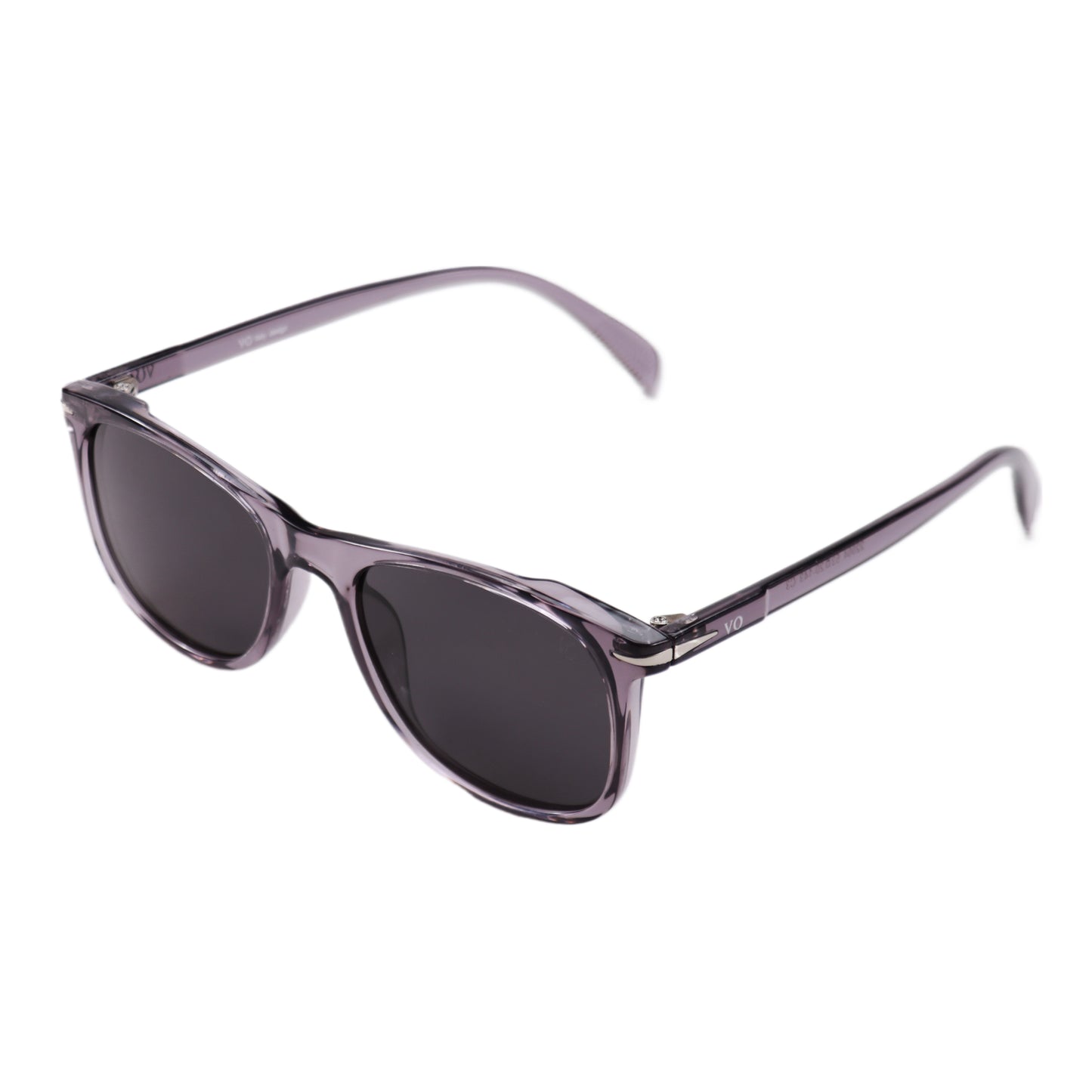 VO Rectangle Transparent Grey Unisex Sunglasses