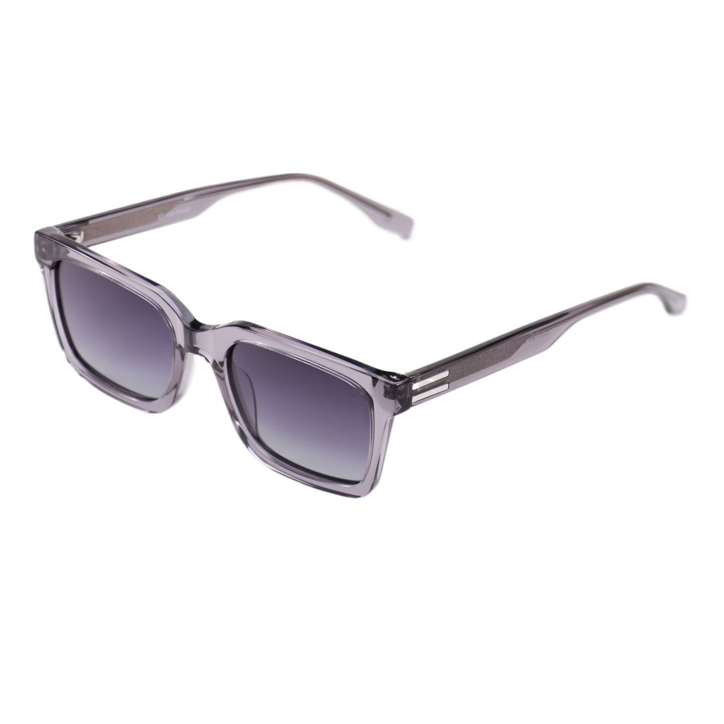 VO Rectangle Transparent Purple Polarized Sunglasses