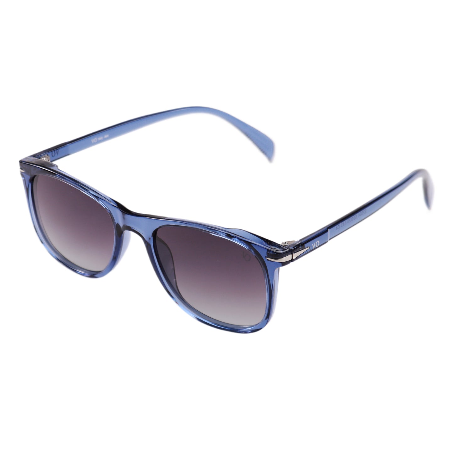 VO Rectangle Vintage Blue Unisex UV Protected Sunglasses