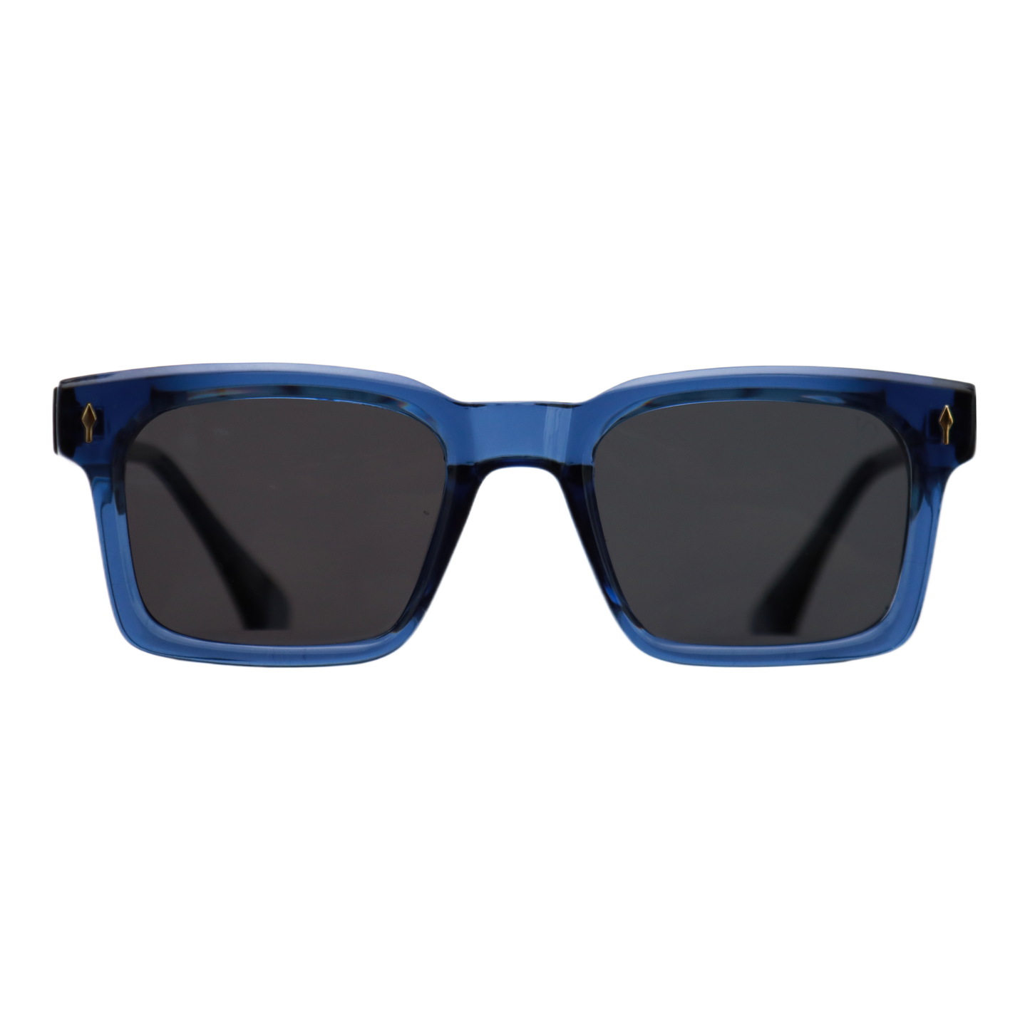 VO Rectangle Transparent Blue Unisex UV Protected Sunglasses