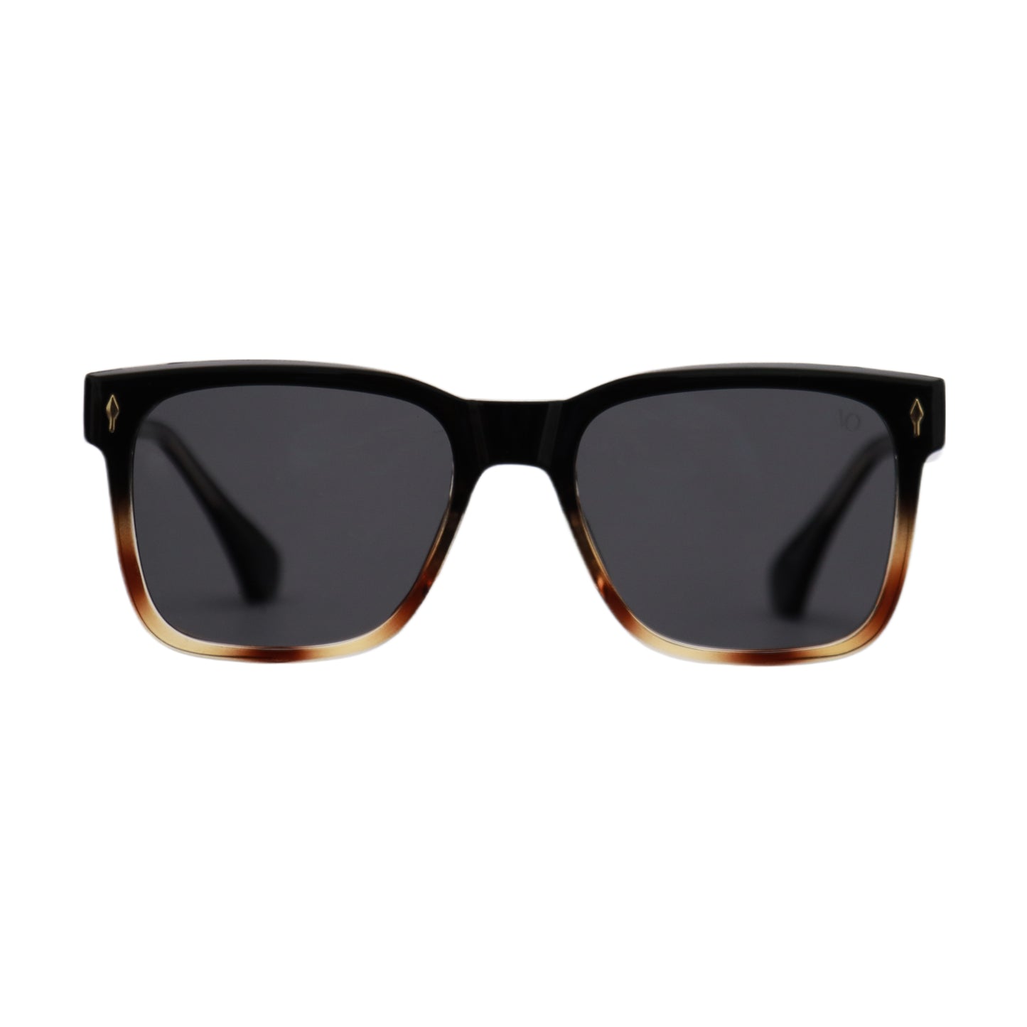 VO Square Black Full Rim Unisex Polarized Sunglasses