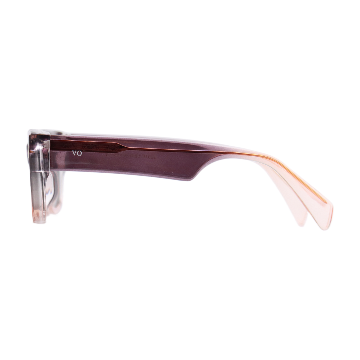 VO Rectangle Purple Acetate UV Protected Sunglasses