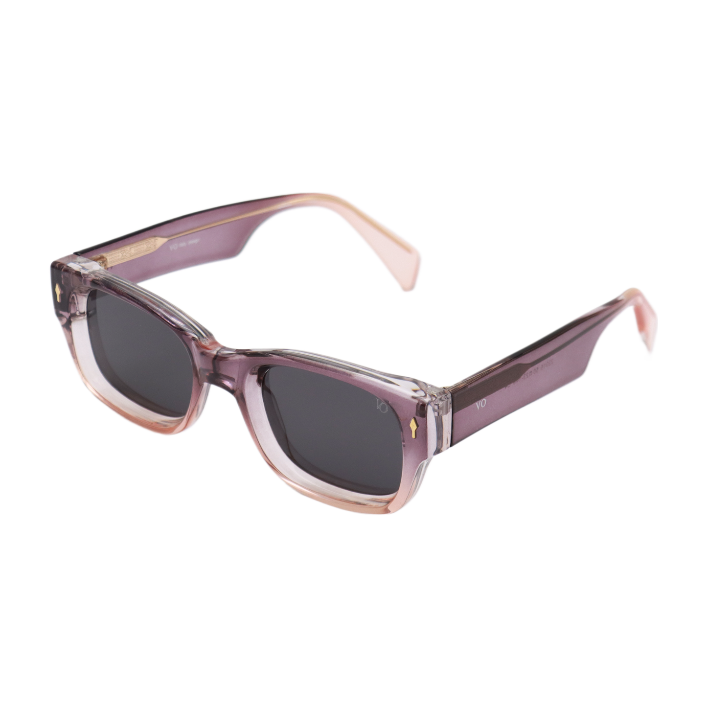 VO Rectangle Purple Acetate UV Protected Sunglasses