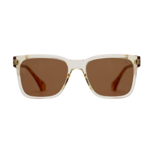 VO Square Yellow - Brown Full Rim UV Protected Sunglasses