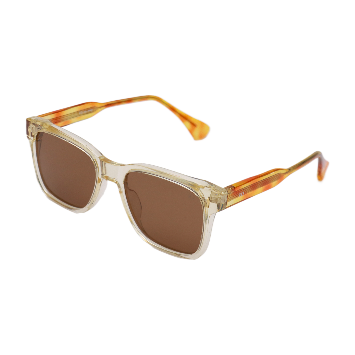 VO Square Yellow - Brown Full Rim UV Protected Sunglasses