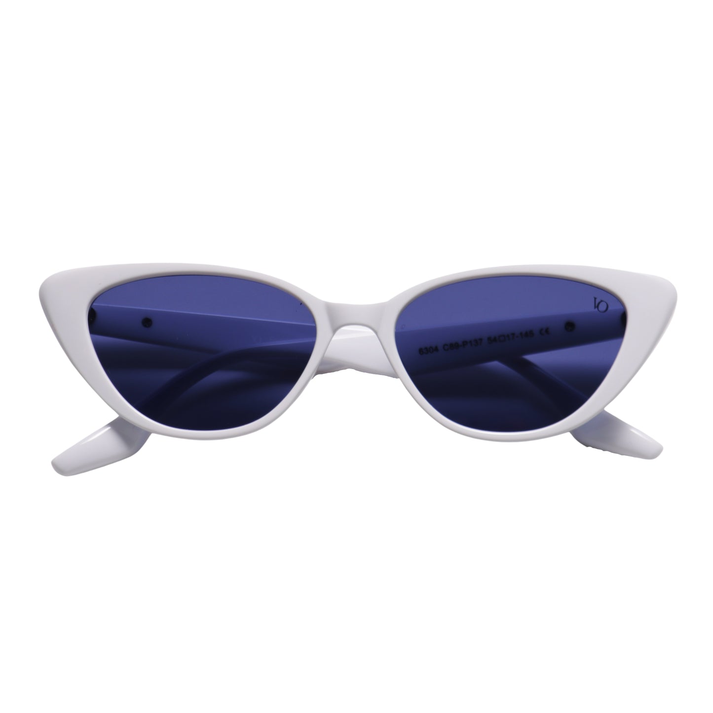 VO Cateye Frosted White Sunglasses