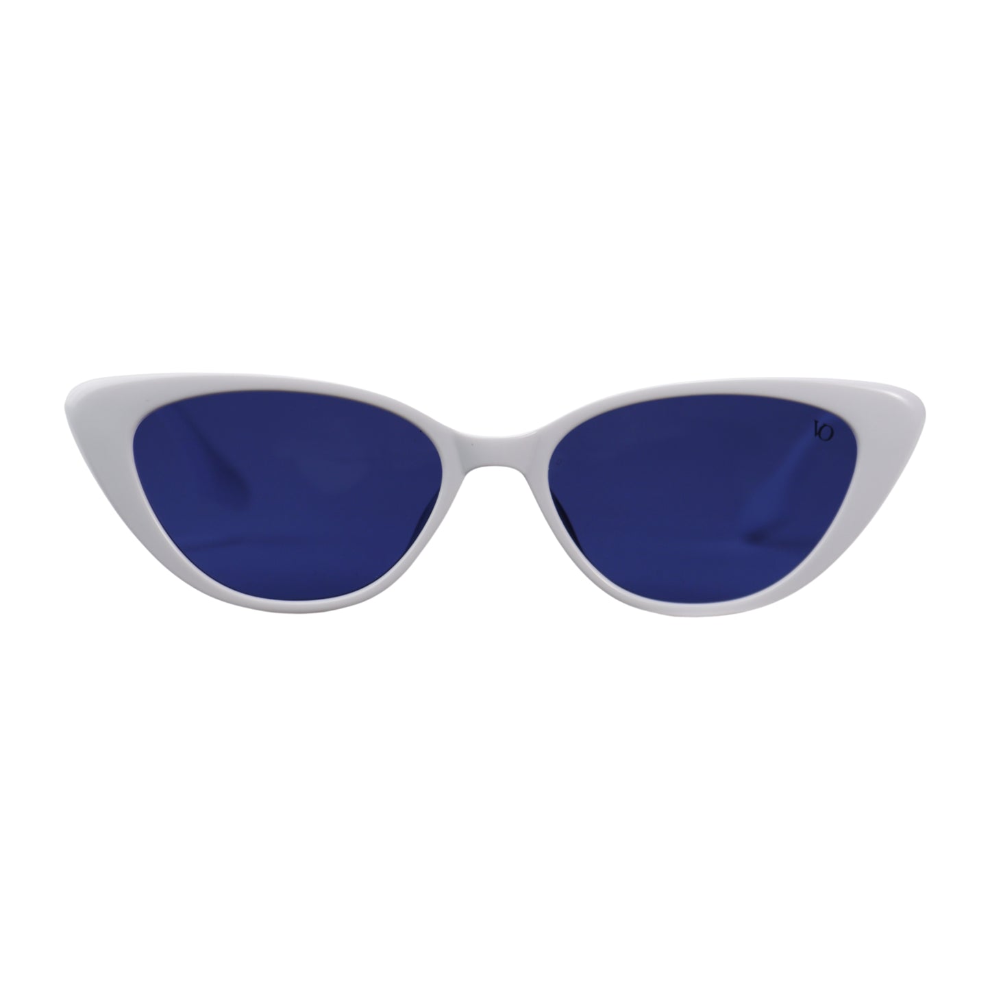 VO Cateye Frosted White Sunglasses