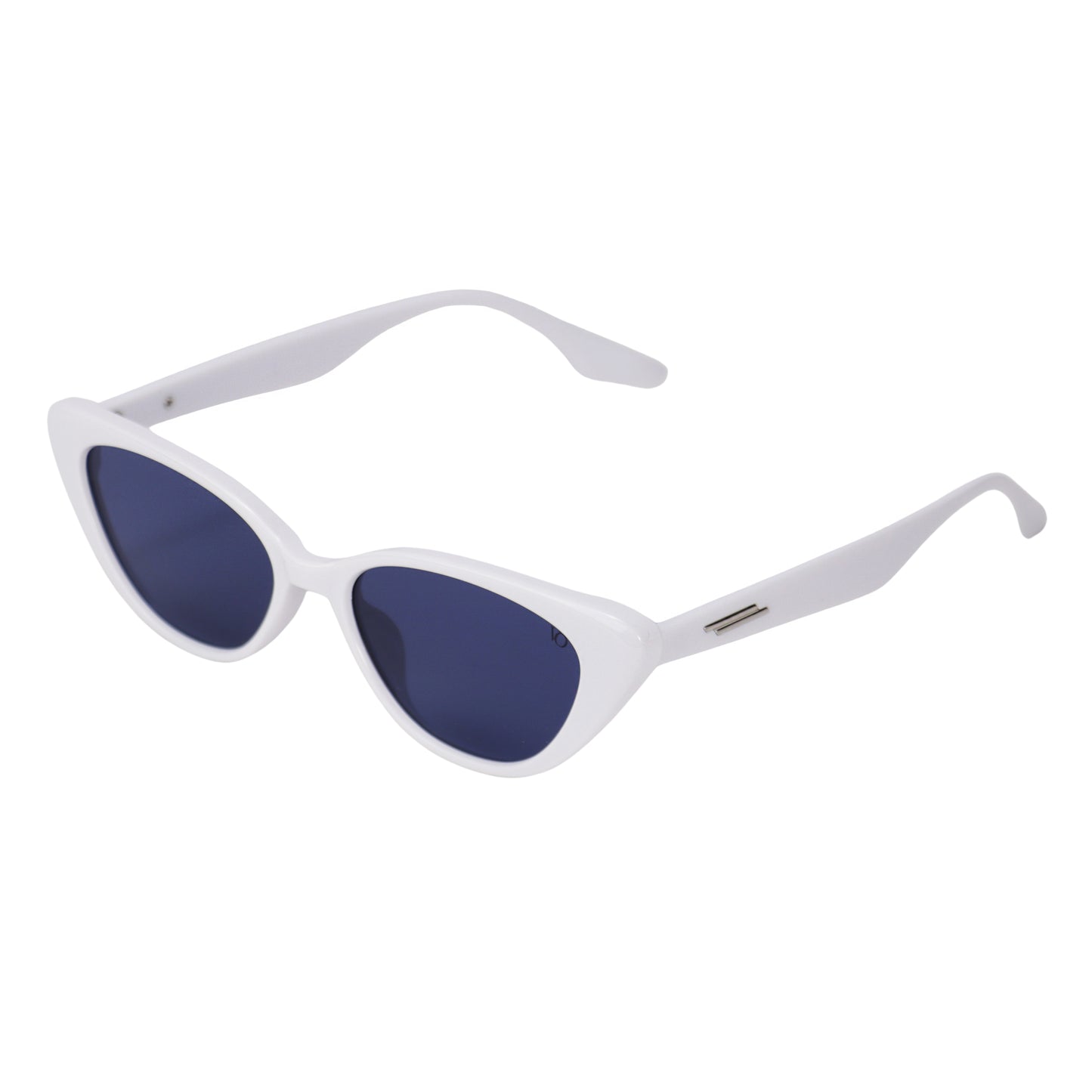 VO Cateye Frosted White Sunglasses