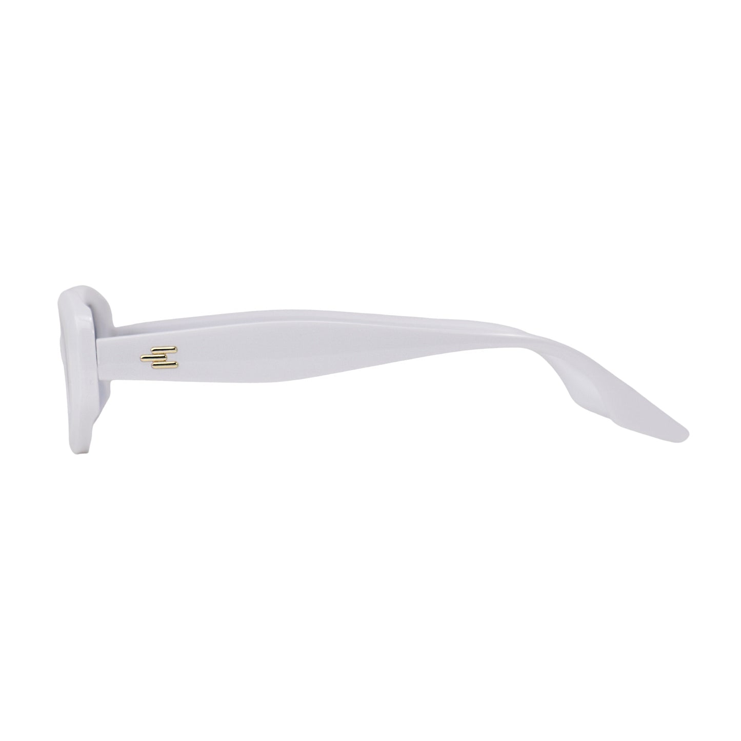 VO Oval White Polarized Sunglasses