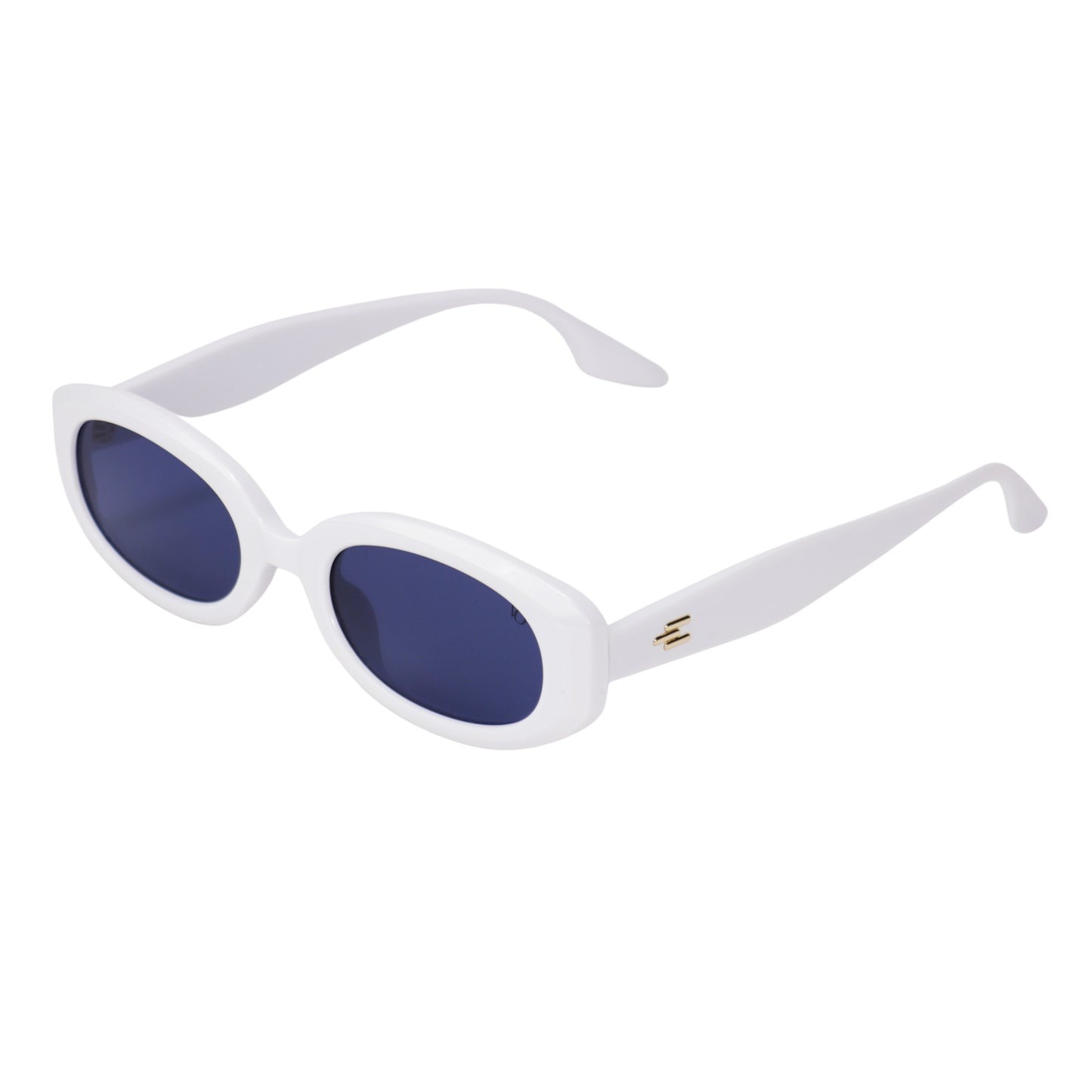 VO Oval White Polarized Sunglasses