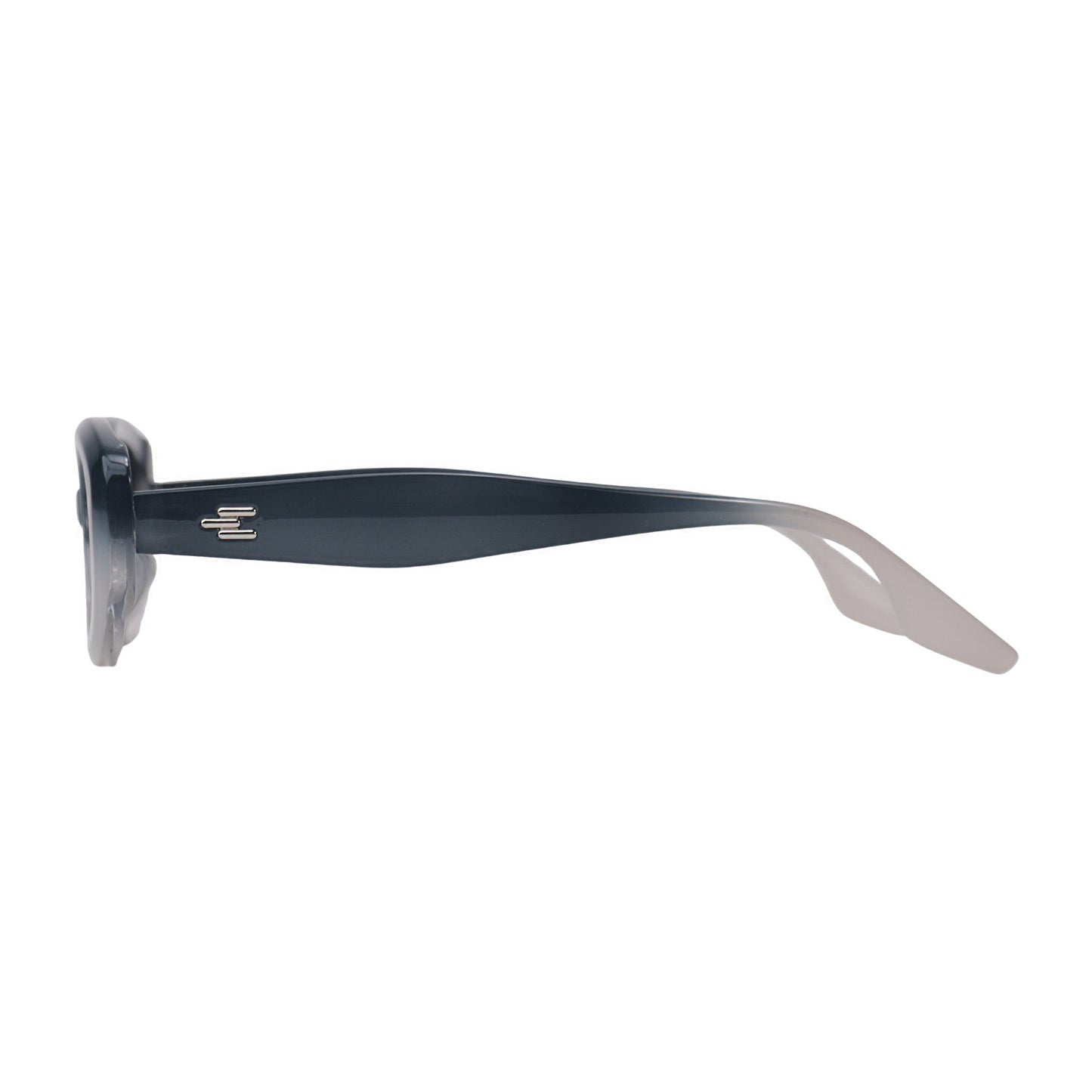 VO Oval White Dual Tone Polarized Sunglasses