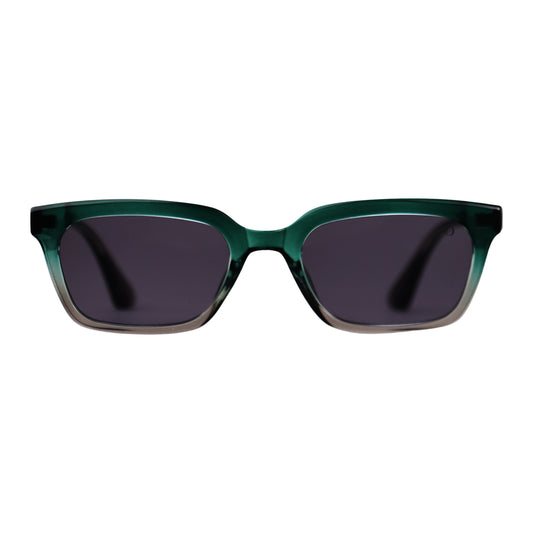 VO Rectangle Crystal Green UV Protected Sunglasses