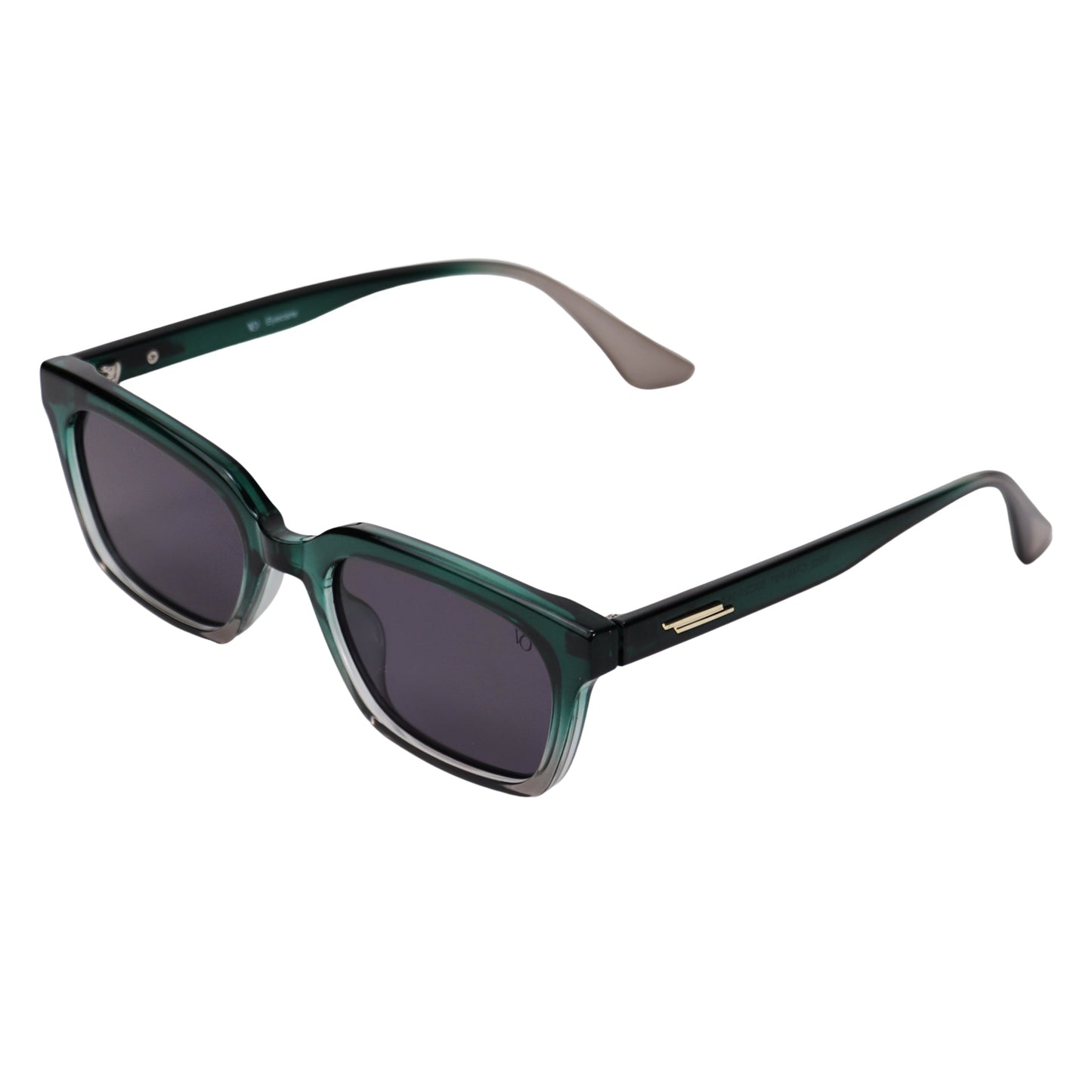 VO Rectangle Crystal Green UV Protected Sunglasses