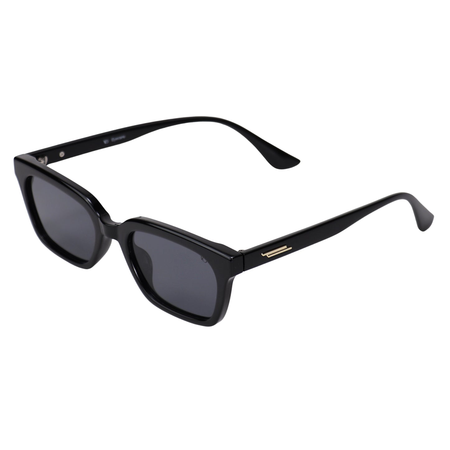 VO Rectangle Black - Grey Unisex UV Protected Sunglasses