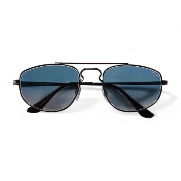 Aviator Blue Gradient Unisex Sunglasses - Stylish Design VO  display picture 3