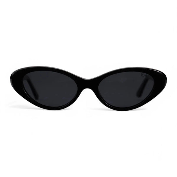 VO Cateye Sleek Black Retro Sunglasses - VO 29072 C1