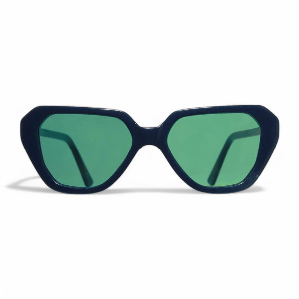 VO Hexagon Blue Green UV Protected Sunglasses - VO 1105 XYZ7  display picture 1