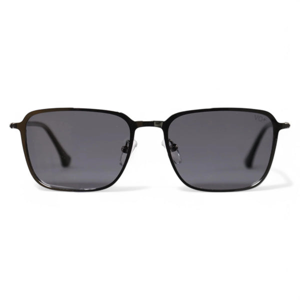 VO Rectangle Black Metal UV Protected Sunglasses - VO 6248 C2