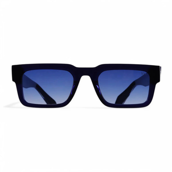 VO Rectangle Dark Blue Full Rim Unisex Sunglasses - VO 11074P C3