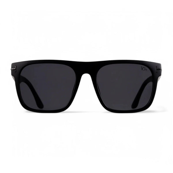 VO Square Classic Black Unisex Polarized Sunglasses - VO EC9728 C1