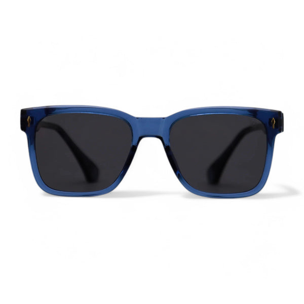 VO Square Dark Blue Acetate Full Rim UV Protected Sunglasses  display picture 1