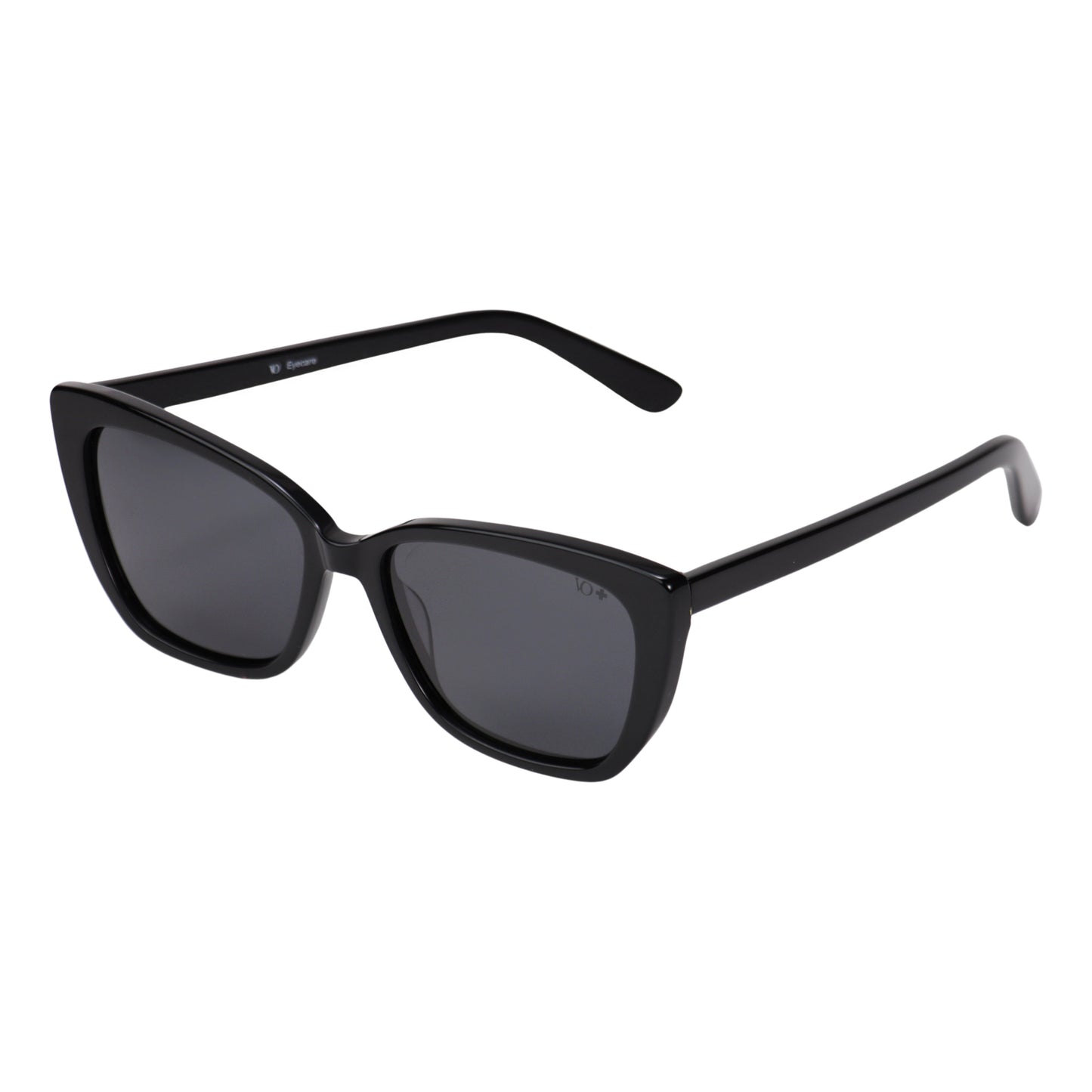 VO Cateye Matte Black Polarized Sunglasses