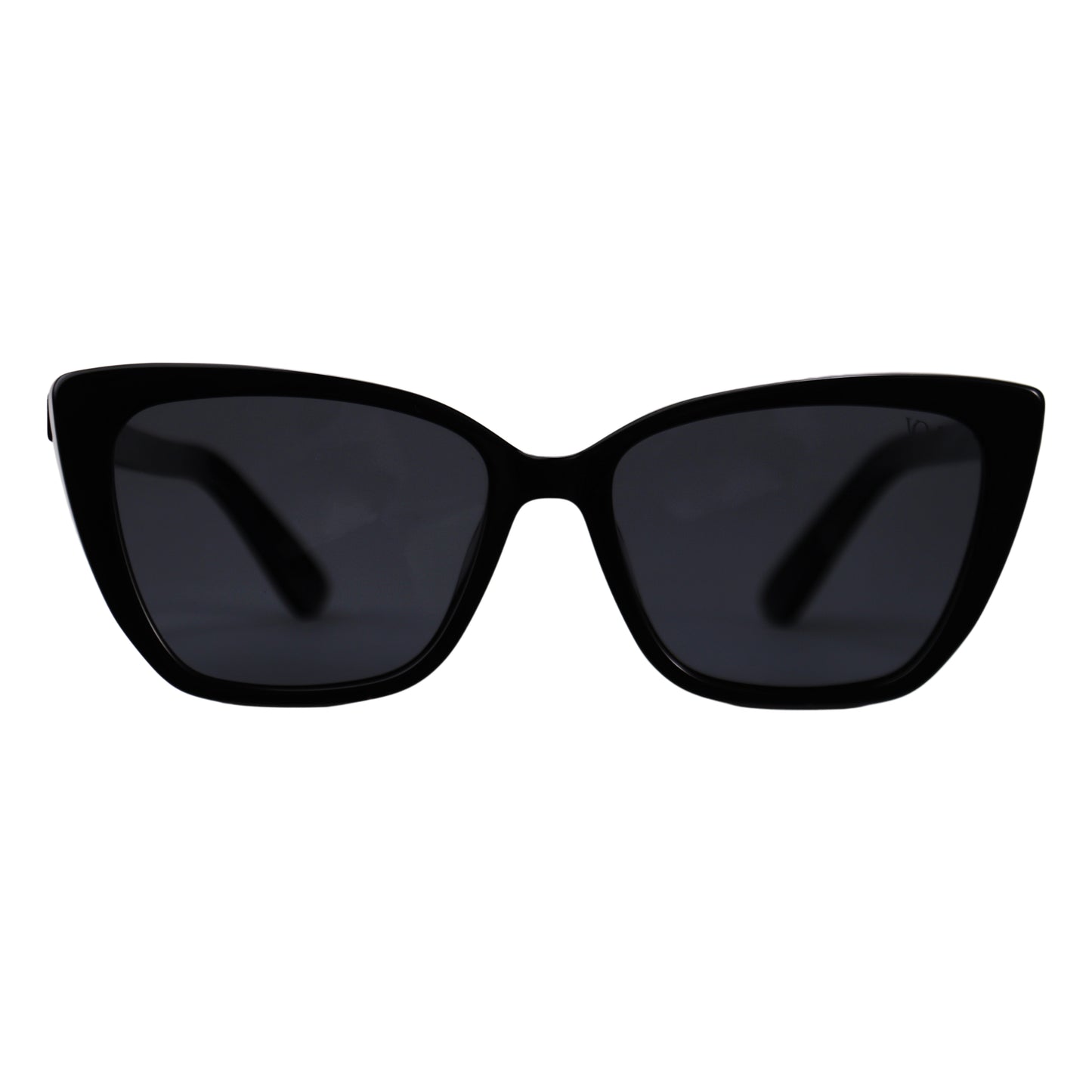 VO Cateye Matte Black Polarized Sunglasses