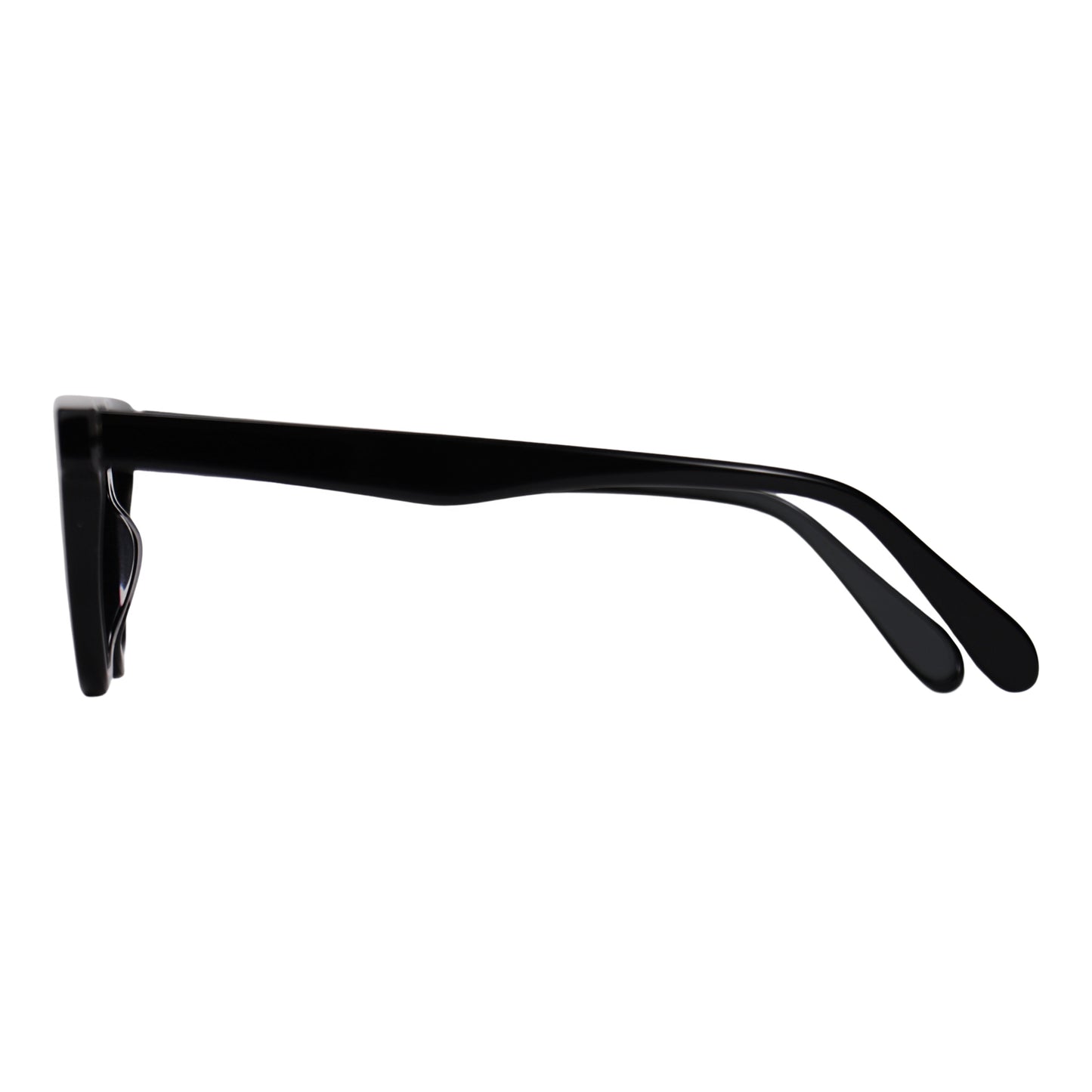 VO Rectangle Black - Silver Unisex UV Protected Sunglasses