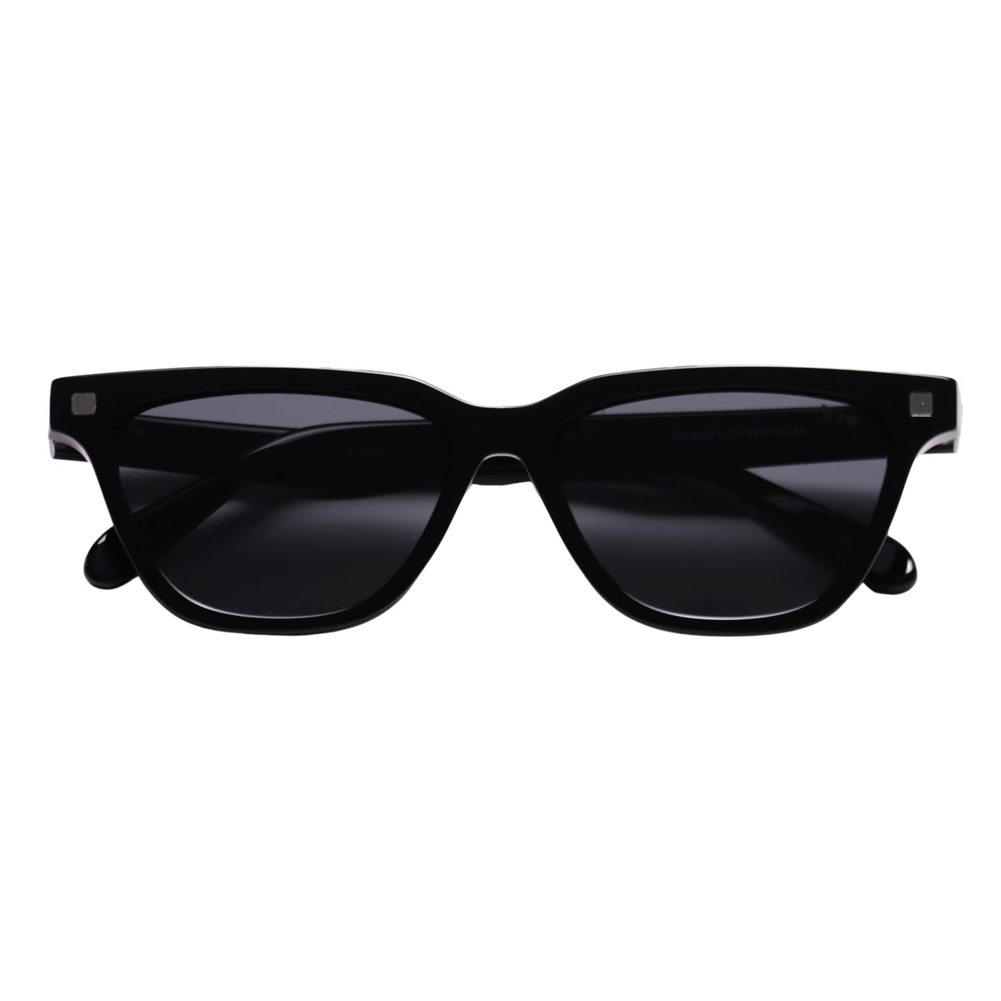 VO Rectangle Black - Silver Unisex UV Protected Sunglasses