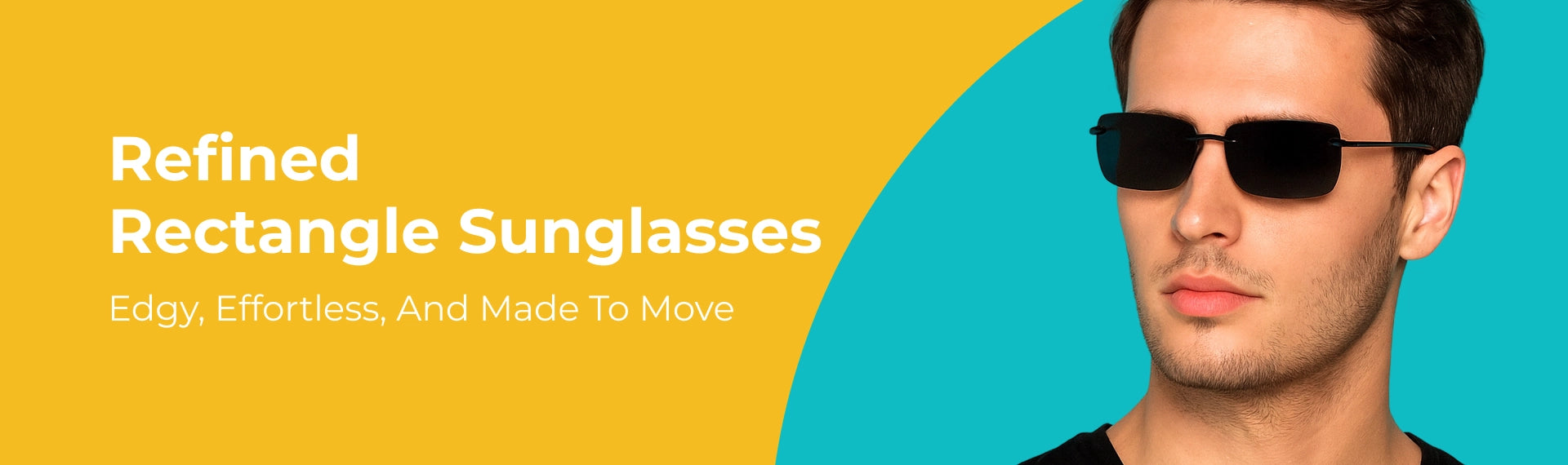 Refined Rectangle Sunglasses